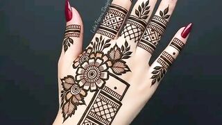 Full hand mahndi design and