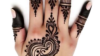 Full hand mahndi design