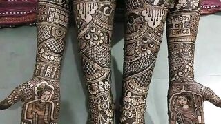 Full dhulhan mahndi design