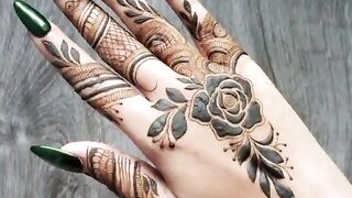 One saide mahndi design