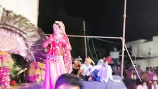 People are playing role of lord Krishna