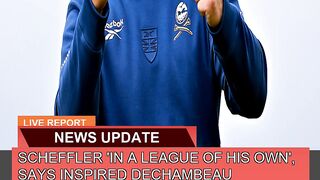 Scheffler in a League of His Own Says Inspired