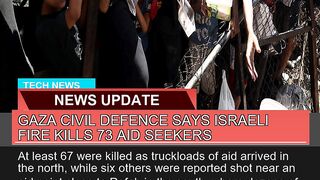 Gaza Civil Defence Says Israeli Fire Kills Aid