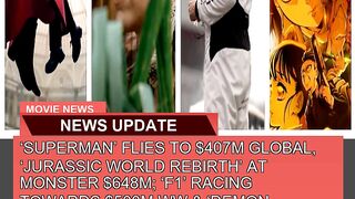 Superman Flies to 407m Global Jurassic World