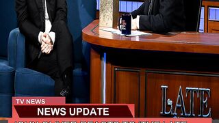 John Oliver Reacts to the Late Show with Stephen