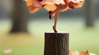 Tiny dancing girl