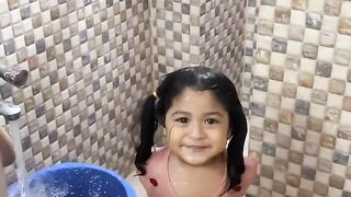 Baby into the bath funny moments
