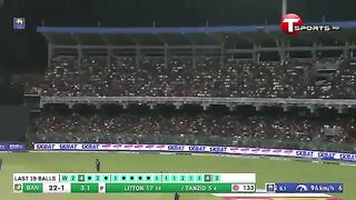 Tanzid hasan sakib unbeaten 73 runs Against Pakistan running series 25