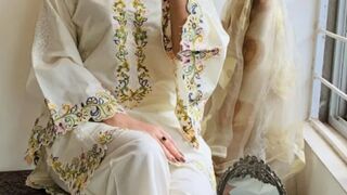 Brand Fabric Khadi Net Full Embroidered Shirt