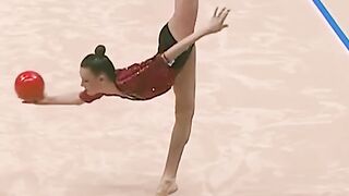 An Olympic Champion best with her Ball