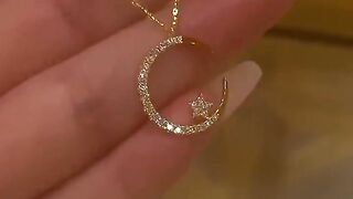 Moon star necklace for selling