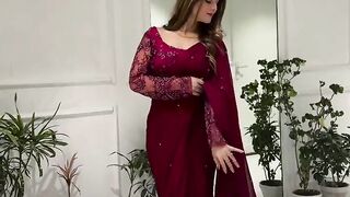 Red colour Saree for selling