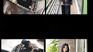 Cut Work Khadi Net 2 PC Full Embroidery Shirt