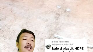 Apakah lakban itu bisa untuk nambal kolam plastik HDPE