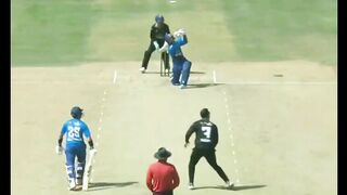 son hits a six on his fathers first ball, A unique incident in the history of cricket,