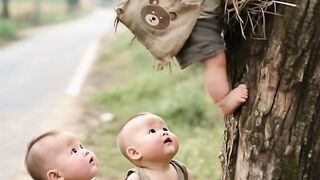 Verry cute 3 boy cooking video