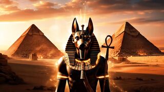 AI Made Ancient Egypts Anubis God of Death, Guardian of LIfe