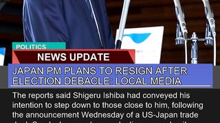Japan Pm Plans to Resign After Election Debacle L
