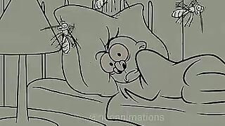 Every night with mosquitoes