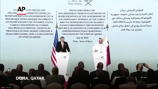 Congo and Rwanda-backed rebels sign declaration in Qatar to end decades of