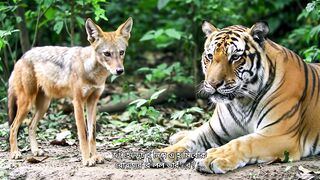 Tiger and fox