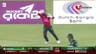 Tanim hasan sakib fire balling Against Pakistan