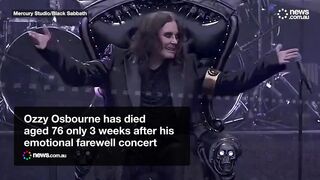 Ozzy Osbournes emotional final concert