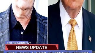 Jeff Daniels Scolds Trump Voters I Hope Youre L