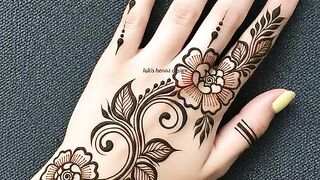 Full hand mahndi design 2