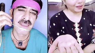 Alam Jan vs Mahnoor Gujratan live Tok tok match funny video