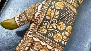new best mehndi design of the day today simple Mahsimple Mahandi design I like please support me