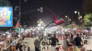 مسيرة مغربية حاشدة بمدينة مراكش.