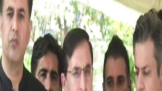 Barrister Gohar Ali Khan Press Conference at Hamad Azhars Residence