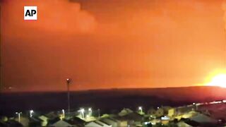 Large explosion in the northern Gaza Strip seen from southern