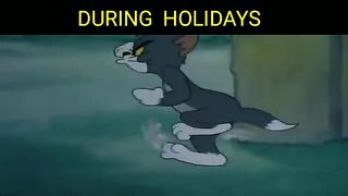 Tom and Jerry funny video during the holidays New 2023
