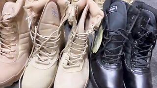Military shoes imported brand