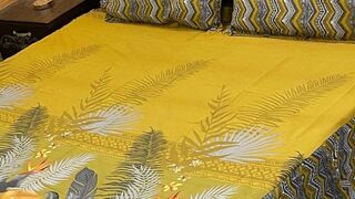 Frilled BedSheet 3 Piece nd King Size