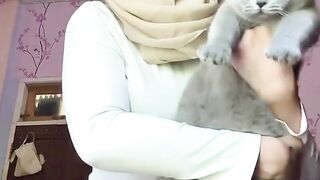 Hijab gemoy feat meong gemoy