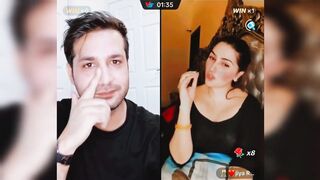 Shakeel Vs jiya Rajput live tiktok match hot question answer video