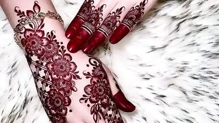 new super mahndi design and simple Mahandi full hand baridel mahndi design 2