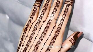 new super mahndi design and simple Mahandi full hand baridel mahndi design 7