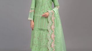Maria B Fabric Lawn Embroidery And Patch Work