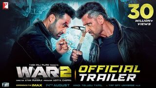 WAR 2 - Official Trailer - Hrithik Roshan - NTR - Kiara Advani - Ayan Mukerji - YRF Spy Universe