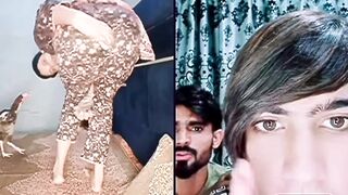 Ganjo and mano Billi live in tiktok and hot punishment match pk