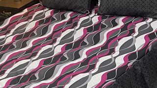 Mix Cotton Stitched 3 Piece BedSheets 2 Sided Frill