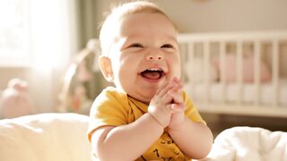 Adorable Baby Laughing Out Loud!
