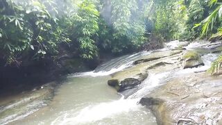 Beauty of waterfall