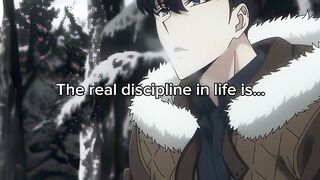 Discipline in life
