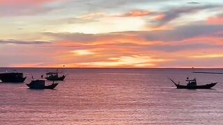 Ocean Fire Sky