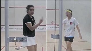 Pakistani squash player pays dearly for making obscene gesture after losing match
